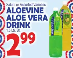 Bravo Supermarkets ALOEVINE ALOE VERA DRINK offer