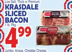 Bravo Supermarkets KRASDALE SLICED BACON offer