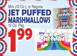 Bravo Supermarkets JET PUFFED MARSHMALLOWS 12 Oz. Pkg offer