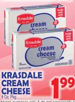 Bravo Supermarkets KRASDALE CREAM CHEESE offer