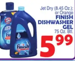 Bravo Supermarkets FINISH DISHWASHER GEL, 75 Oz. Btl offer