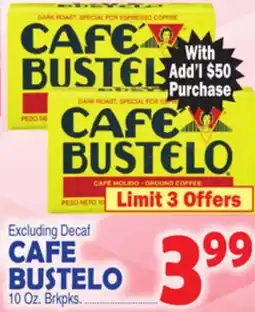 Bravo Supermarkets CAFE BUSTELO offer