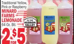 Bravo Supermarkets MINARD FARMS FARMS LEMONADE offer