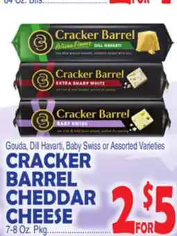 Bravo Supermarkets CRACKER BARREL CHEDDAR CHEESE offer