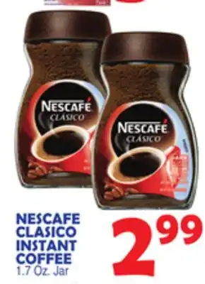 Bravo Supermarkets NESCAFE CLASICO INSTANT COFFEE offer