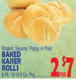 Bravo Supermarkets BAKED KAISER ROLLS offer