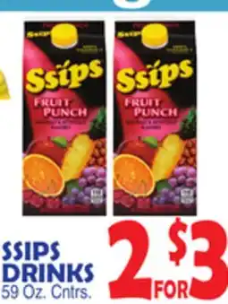 Bravo Supermarkets SSIPS DRINKS offer