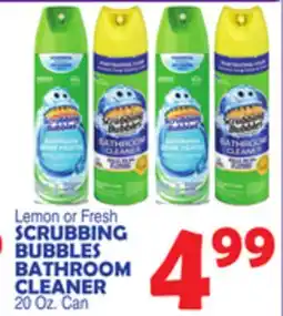 Bravo Supermarkets SCRUBBING BUBBLES BATHROOM CLEANER offer