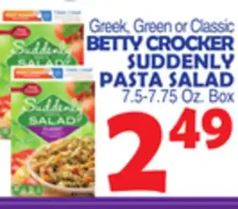 Bravo Supermarkets BETTY CROCKER SUDDENLY PASTA SALAD offer