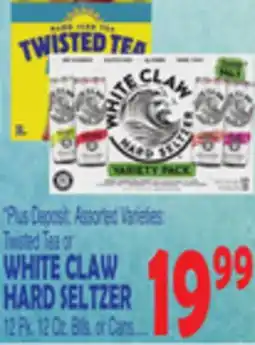 Bravo Supermarkets WHITE CLAW HARD SELTZER offer