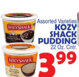 Bravo Supermarkets KOZY SHACK PUDDING offer