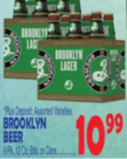 Bravo Supermarkets BROOKLYN BEER offer
