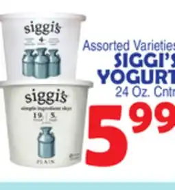 Bravo Supermarkets SIGGI'S YOGURT offer