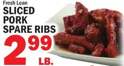 Bravo Supermarkets SLICED PORK SPARE RIBS offer