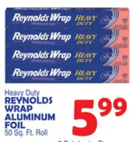 Bravo Supermarkets REYNOLDS WRAP ALUMINUM FOIL offer