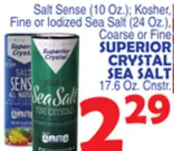 Bravo Supermarkets SUPERIOR CRYSTAL SEA SALT offer