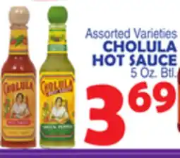 Bravo Supermarkets CHOLULA HOT SAUCE offer