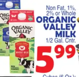 Bravo Supermarkets ORGANIC VALLEY MILK offer