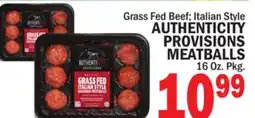 Bravo Supermarkets AUTHENTICITY PROVISIONS MEATBALLS offer