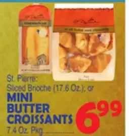Bravo Supermarkets MINI BUTTER CROISSANTS offer