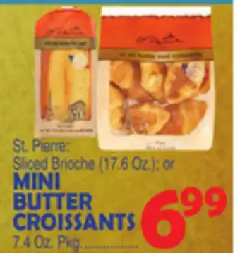 Bravo Supermarkets MINI BUTTER CROISSANTS offer