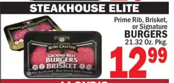 Bravo Supermarkets STEAKHOUSE ELITE BURGERS offer