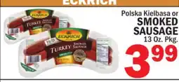 Bravo Supermarkets ECKRICH SMOKED SAUSAGE offer