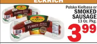 Bravo Supermarkets ECKRICH SMOKED SAUSAGE offer