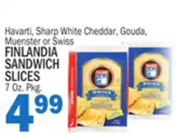 Bravo Supermarkets FINLANDIA SANDWICH SLICES offer