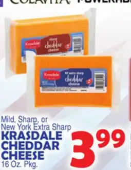 Bravo Supermarkets KRASDALE CHEDDAR CHEESE offer