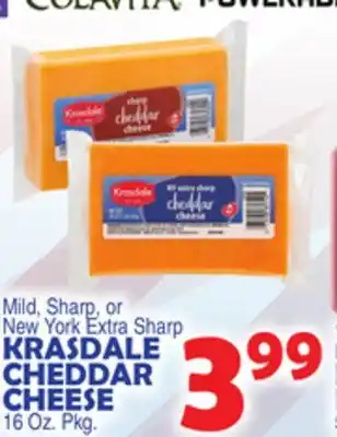 Bravo Supermarkets KRASDALE CHEDDAR CHEESE offer