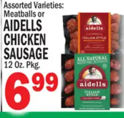 Bravo Supermarkets AIDELLS CHICKEN SAUSAGE offer