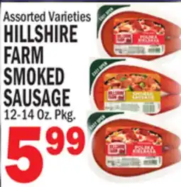 Bravo Supermarkets HILLSHIRE FARM SMOKED SAUSAGE offer