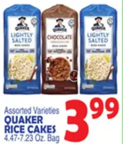 Bravo Supermarkets QUAKER RICE CAKES offer