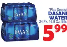Bravo Supermarkets DASANI WATER offer