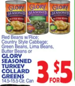 Bravo Supermarkets GLORY SEASONED TURKEY COLLARD GREENS offer