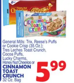 Bravo Supermarkets CINNAMON TOAST CRUNCH offer