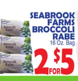 Bravo Supermarkets SEABROOK FARMS BROCCOLI RABE offer