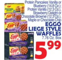 Bravo Supermarkets EGGO LIEGE STYLE WAFFLES offer