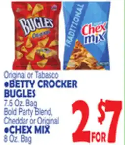 Bravo Supermarkets BETTY CROCKER BUGLES 7.5 Oz. Bag offer