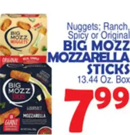 Bravo Supermarkets BIG MOZZ MOZZARELLA STICKS offer
