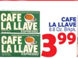 Bravo Supermarkets CAFE LA LLAVE offer