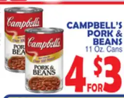 Bravo Supermarkets CAMPBELL'S PORK & BEANS offer