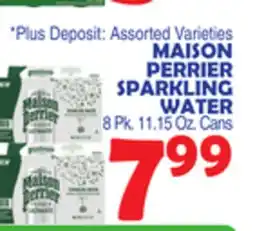 Bravo Supermarkets MAISON PERRIER SPARKLING WATER offer