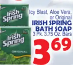 Bravo Supermarkets IRISH SPRING BATH SOAP offer