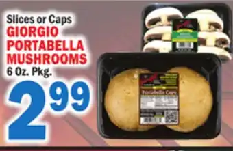Bravo Supermarkets GIORGIO PORTABELLA MUSHROOMS offer