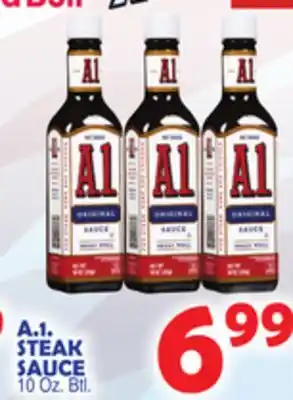 Bravo Supermarkets A.1. STEAK SAUCE offer