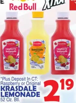 Bravo Supermarkets KRASDALE LEMONADE offer