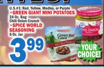 Bravo Supermarkets GREEN GIANT MINI POTATOES 24 offer