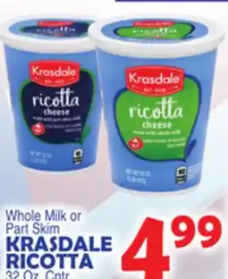 Bravo Supermarkets KRASDALE RICOTTA offer